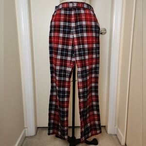 Vintage Nautica plaid corduroy pants